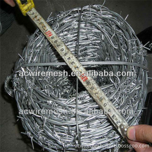 galvanized barbed wire weight per roll